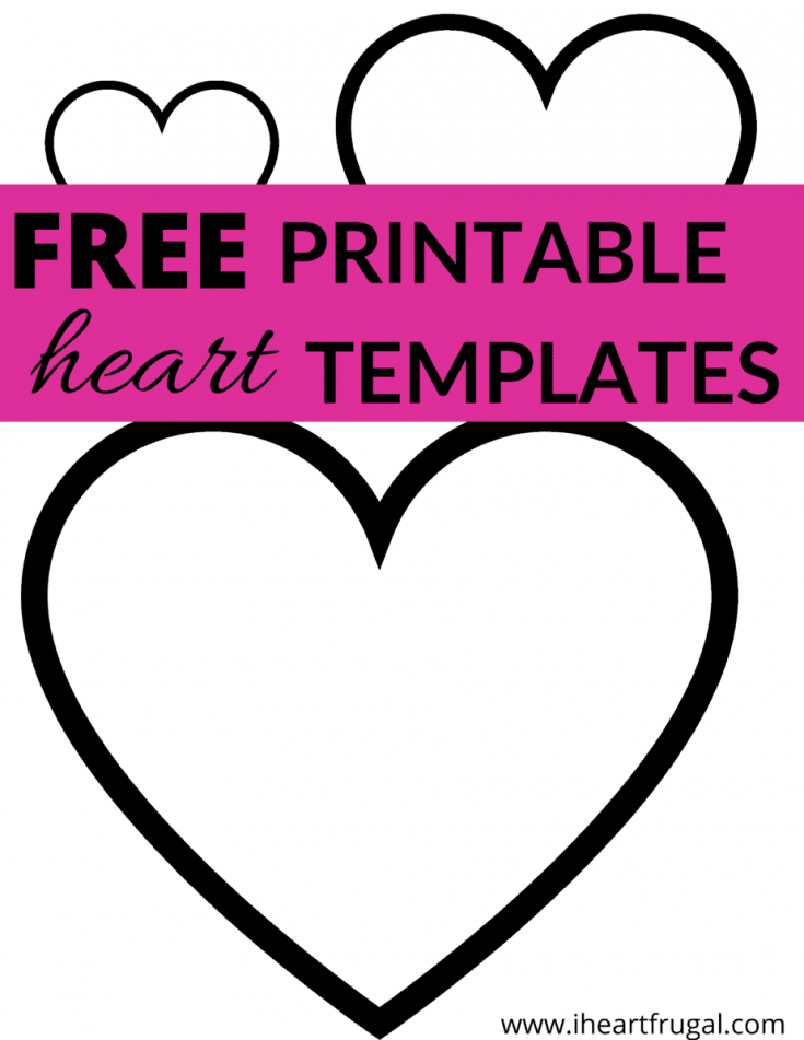 Free Printable Heart Templates and Heart Coloring Sheets